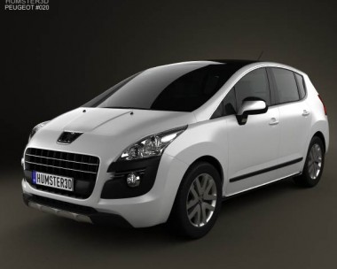 Peugeot 3008 Hybrid 2012 3D Model