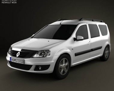 Renault Logan MCV 2011 3D model