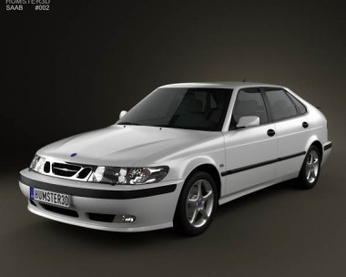 Saab 9-3 Hatchback 5-door 2001 3D model