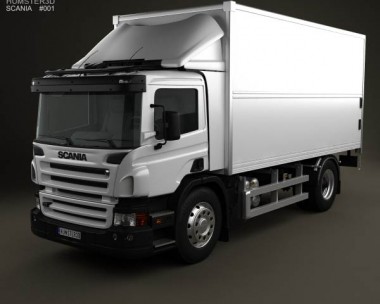 Scania P Box 2011 3D model