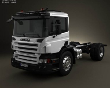 Scania P Chassis 2011 3D model