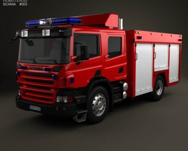 Scania P Fire Truck 2011 3D model