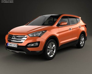 Hyundai Santa Fe Sport 2013 3D Model