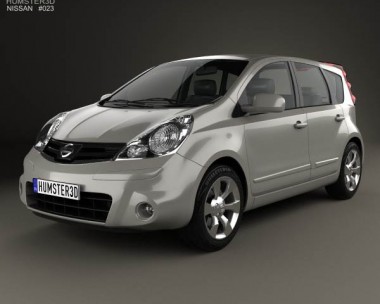 Nissan Note 2009 3D Model