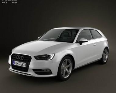 Audi A3 Hatchback 3-door 2013 3D model