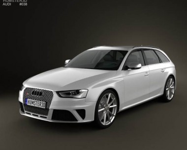 Audi RS4 Avant 2013 3D Model