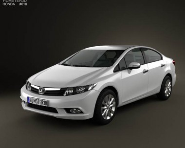 Honda Civic Sedan 2012 3D Model