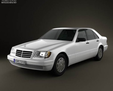 Mercedes-Benz S-class (W140) 1999 3D model