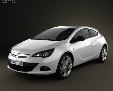 Opel Astra GTC 2012 3D Model