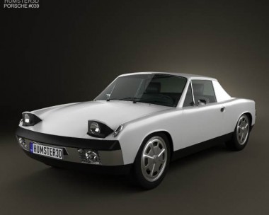 Porsche 914 1972 3D Model