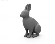 Common Rabbit 3d model