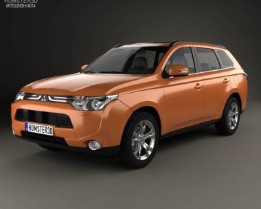 Mitsubishi Outlander 2013 3D Model