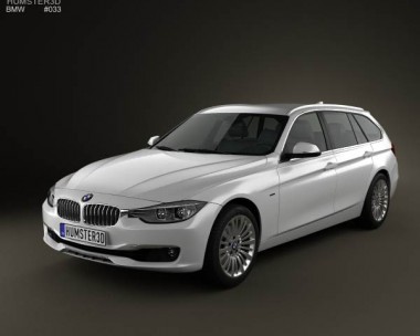 BMW 3 Series (F31) touring 2012 3D Model