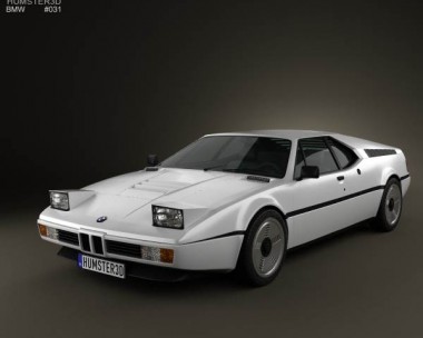 BMW M1 1978 3D Model