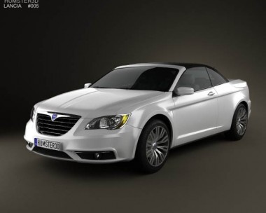 Lancia Flavia convertible 2012 3D Model