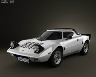 Lancia Stratos 1972-1974 3D Model