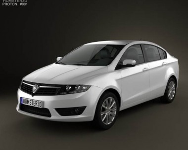 Proton Preve 2012 3D model