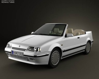 Renault 19 convertible 1988 3D model