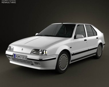 Renault 19 5-door hatchback 1988 3D Model