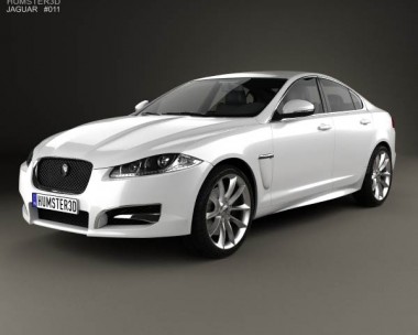 Jaguar XF 2012 3D Model