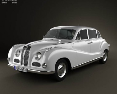 BMW 501 Saloon 1952 3D Model