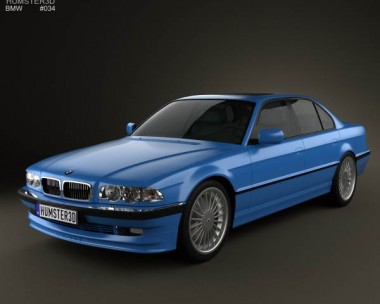 BMW 7 Series B12 Alpina 1999 3D Model