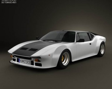 De Tomaso Pantera GT5 1980 3D Model