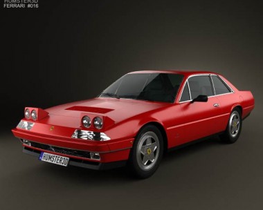 Ferrari 412 1985 3D Model