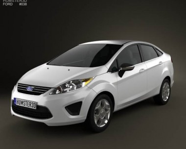 Ford Fiesta Sedan (US) 2012 3D Model