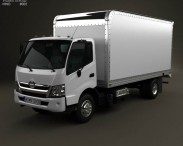 Hino 195 Hybrid Box Truck 2012