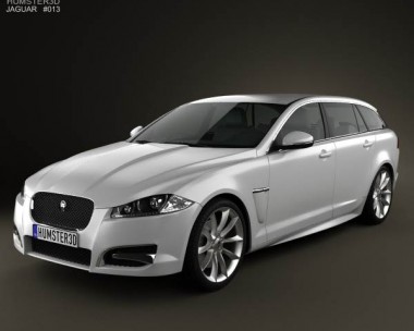 Jaguar XF Sportbrake 2012 3D Model