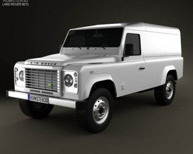 Land Rover Defender 110 hardtop 2011 3D model