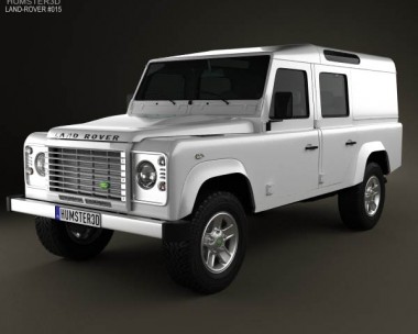 Land Rover Defender 110 Utility Wagon 2011 3D Model