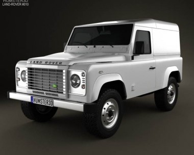 Land Rover Defender 90 hardtop 2011 3D model