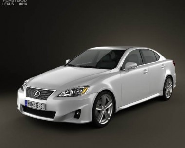 Lexus IS (XE20) 2012 3D Model