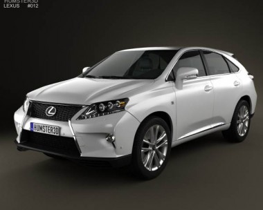 Lexus RX F Sport hybrid (AL10) 2012 3D Model