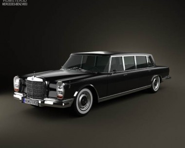 Mercedes-Benz 600 W100 Pullman 1964 3D model