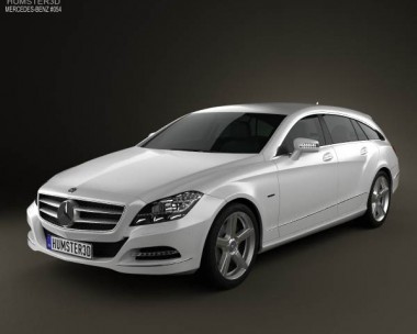 Mercedes-Benz CLS-Class X218 Shooting Brake 2013 3D Model