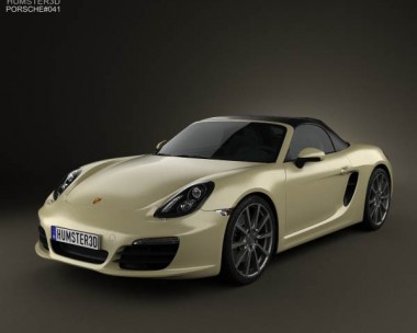 Porsche Boxster S 981 2013 3D Model