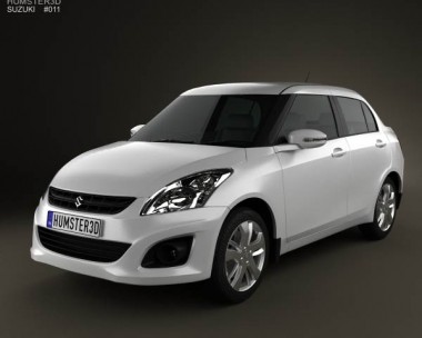 Suzuki (Maruti) Swift Dzire sedan 2012 3D Model