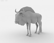 Wildebeest 3d model