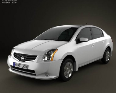 Nissan Sentra 2012 3D Model