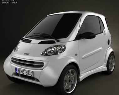 Smart Fortwo 1998 3D Model