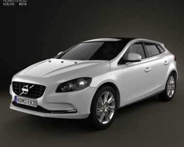 Volvo V40 2013 3D Model