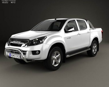 Isuzu D-Max Double Cab 2012 3D Model