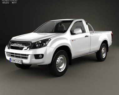 Isuzu D-Max Single Cab 2012 3D Model