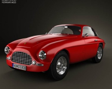 Ferrari 166 Inter Berlinetta 1950 3D model