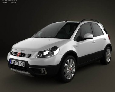 Fiat Sedici 2010 3D Model