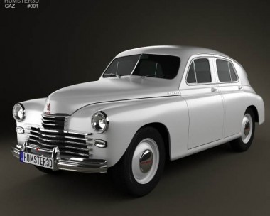 GAZ M20 Pobeda 1946 3D model