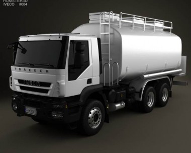 Iveco Trakker Fuel Tank Truck 2012 3D model